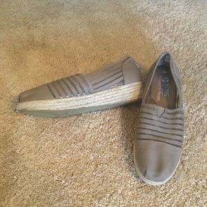 Bobs Wedge espadrilles.